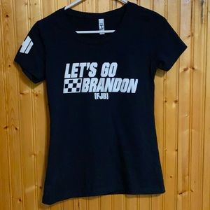 Ladies let’s go Brandon T-shirt size medium